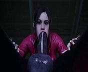 Jill Fucks a Big Monster Cock from 3d anime monster swamp jill valentine