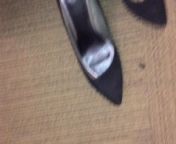 fuck and cum coworkers high heels from cum on shoes