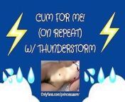 CUM FOR ME (Thunderstorm ASMR) from manipur meetei nupi hot sex