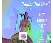 HOT Ebony &quot;P&quot; Vol. 3 - Ebony Watersport Pee Pissing SLO-MO from nude celebs shower scenes vol 2