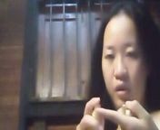 Asian girl at home alone and bored masturbates 13 from thai 13