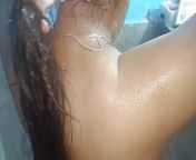My sister in law taking shower and I was filming her.. from indian village girl filmed taking shower 2