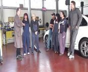 Gangbang in the Mechanic's Workshop from 男技师