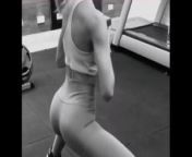 Candice Swanepoel in the gym working her tight, perfect body from candice swanepoel naked photoshoot