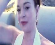 Lindsay Lohan (Cleavage) Nip Slip from lindsay lohan saturda