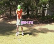 Golf whore gets teased and creamed by two guys from nxxxxn ur nudism teen