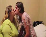Horny Wife Kissing & Making Out With Cute Trans Friend from bbw tran