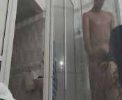 sucking, teasing and seducing in the bathroom with my bbc from wife teasing hotel guy