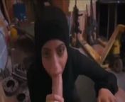 Hijab sucking deepthroat And cumshot over her face from new hijab xxx