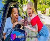 PUBLIC FUCK by black man in his car - SEXYBUURVROUW.com from nadine nederlands