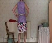 Cleaning Lady strip from sarah nylon