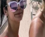 Nina Dobrev and her hot friend dancing on a boat, selfie from tamil actress srushti dange nude