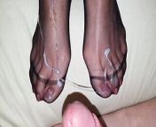 Cum on nylon feet #14 from feet 14