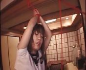 Stunning Japanese schoolgirl got tied up and pounded from hairy making a tied up 18 old cum until she can39t think