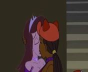 Drawn Together - Foxxy Love And Princess Clara Make Out from princess clara