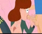 Beavis and Butt-head fucks Daria + Drawn Together threesome from the drawn together movie the movie