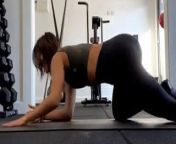 Frankie Bridge doing yoga at home, perfect body 02 from young body 02