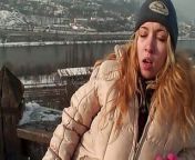 The perfect German beauty pleases a huge cock from desi outdoor sex