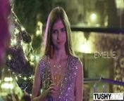 TUSHY - Stunning Emelie has the DP of her dreams from sanyo mirzax emegil aunty village