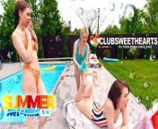 Wet & Wild Summer 18yo Lesbians ClubSweethearts from lana rose sex
