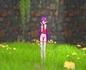 Chinese Girl Model 22 Undress Dance Hentai Mmd 3D Purple Hair Color Edit Smixix from ls nude lsb 22