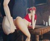 Jessie gets fucked on the table Final Fantasy 7 Rebirth Porn from 3d jessie