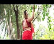 Puja in Red Color Saree from puja sharee fashion video