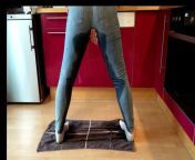 AnnHeel - I PEED my pants in my KITCHEN while COOKING from jeans pant aunty sex