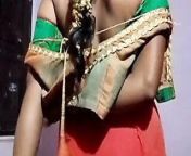 Swetha tamil wife saree strip record video from seetha hot saree