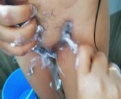 Indian Girl shaving Part 1 from hairy 1 shaven indian girls enjoy pissing together