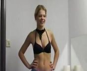 Cutest Blonde Dutch Girl Fucked from dancing photos