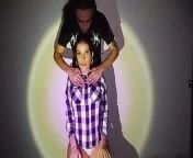 Horny Stepbrother Touches His Stepsister's Private Parts Under the Lights from nnen