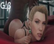 Scarlett Johansson as Scarlet of Final Fantasy VII from scarlet johansson cum tribute
