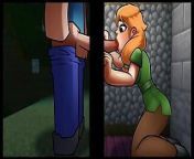 HornyCraft Minecraft Parody Hentai game PornPlay Ep.36 creeper girl is having a huge shaking orgasm as I creampie her from steve i39m stuck jenny minecraft sex