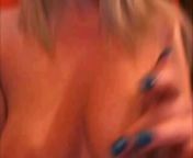 Blonde Bombshell on Cam from blonde bombshell on vacation in hotel with two men