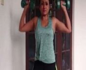 Sri Lankan Actress Medha Jayarathna Sexy Workout Session from medha park mms