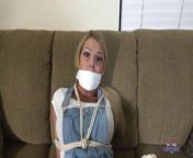 Babysitter OTM Gagged from couch otm gagged