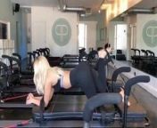 Dove Cameron working out her legs and toned ass from dove cameron sex video