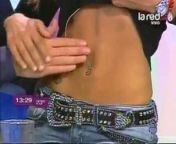 Romina Z. abs from sexy fat belly cannot fit il gil
