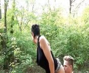 Sexy German chick with an amazing body enjoys fucking outdoors from school girl outdoor sex wit