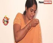 Mother wearing a yellow saree, video from dehati yellow saree navel
