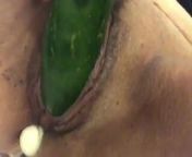 Wife loves vegetables, vaginal insertion from one piece vaginal insertion