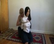 Kinbaku bondage - Me suffering in rope and shared an intense moment from kinhasu
