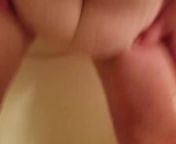 Sexy BBW Rides Dildo in Shower and gets a Facial from riding dildo in shower clarababylegs porn
