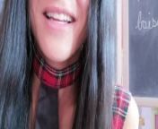 JOI FR (EN Sub): Jerk off and listen to my ass stories at school - SOLVEIG from ft large