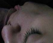 Teen Cyberslut slurps & swallows my Dick in Fetish Face Fucking from nuckle