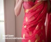 Dashain Kanda - Nepali Queen from saree boobs
