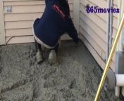 Construction Worker Fucks Housewife Raw Dog Buck Naked After Finishing Up Her Back Patio from bangali new acters naked