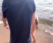 People saw us shooting porn on a public beach from perros filmando gallinas