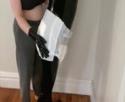 Spanking My Latex Sub and then Spanking him Again While While wearing a Diaper from male wear petticote indiaoldman mamanar marumagal xxx story tamel sex story